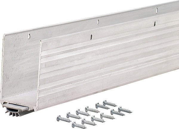M-D DB054 Series 68593 Door Bottom, 36 in L, 1-3/4 in W, 3-1/8 in H, Vinyl, Mill [SKU: ORG6110084]