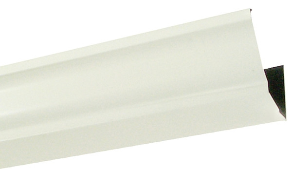 Amerimax 2600600120 Rain Gutter, 10 ft L, 5 in W, 0.185 Thick Material, Aluminum, White [SKU: ORG8419079]