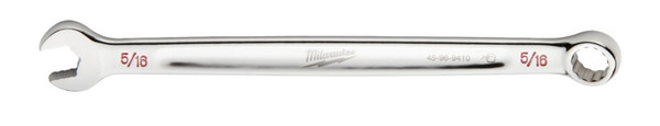 Milwaukee 45-96-9410 Combination Wrench, SAE, 5/16 in Head, 5.51 in L, 12-Point, Steel, Chrome [SKU: ORG1386200]