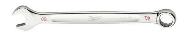 Milwaukee 45-96-9428 Combination Wrench, SAE, 7/8 in Head, 11.61 in L, 12-Point, Steel, Chrome [SKU: ORG1386325]