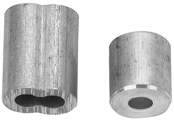Campbell B7675414 Cable Ferrule and Stop Set, 3/32 in Dia Cable, Aluminum [SKU: ORG6032635]