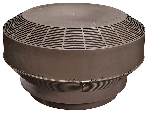 Duraflo 6001BR Roof Turbine Vent, Polypropylene, Brown [SKU: ORG4293478]