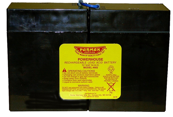 Parmak 902 Gel Battery, Black, For: MAG 12 Solar Powered Fencer [SKU: ORG0410605]