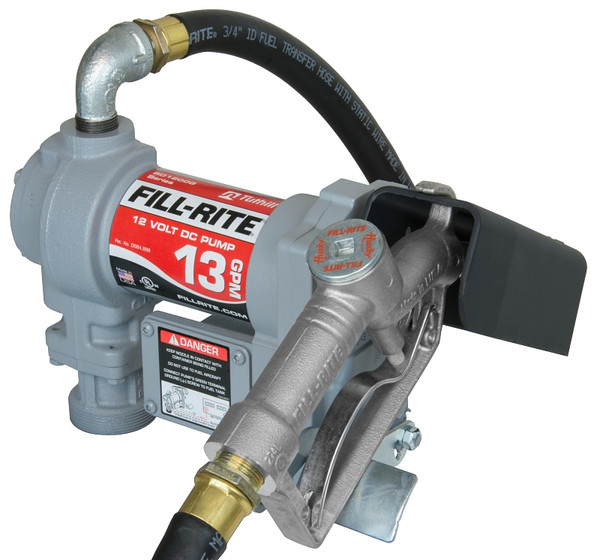 Fill-Rite SD1202G/SD1202 Fuel Transfer Pump, Motor: 1/4 hp, 12 VDC, 20 A, 30 min Duty Cycle, 3/4 in Outlet, 13 gpm [SKU: ORG6636765]