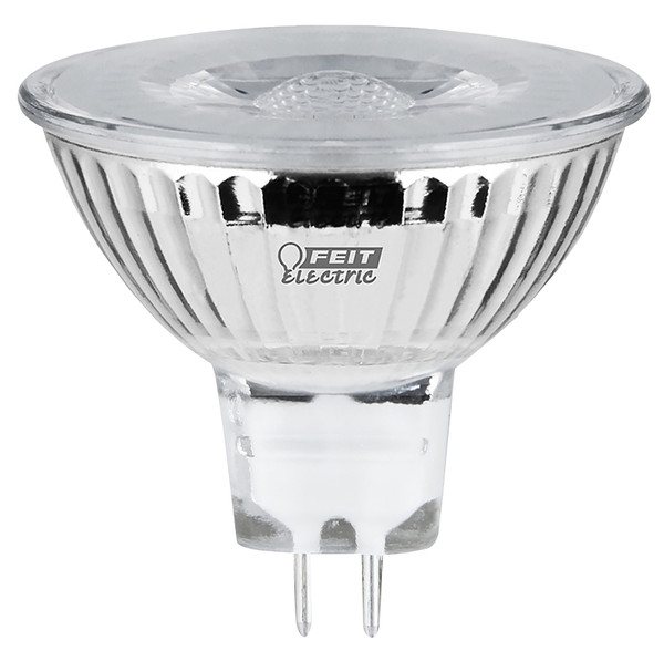 Feit Electric BPFMW/930CA LED Bulb, Track/Recessed, MR16 Lamp, 35 W Equivalent, GU5.3 Lamp Base, Dimmable, Clear [SKU: ORG7222672]