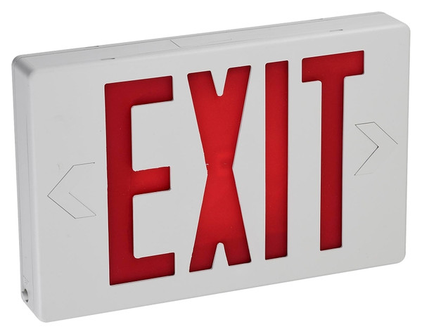 ETI 55301101 Exit Sign Light, 7.48 in OAW, 11.6 in OAH, 120/277 VAC, 2.2 W, Red/White [SKU: ORG5346960]