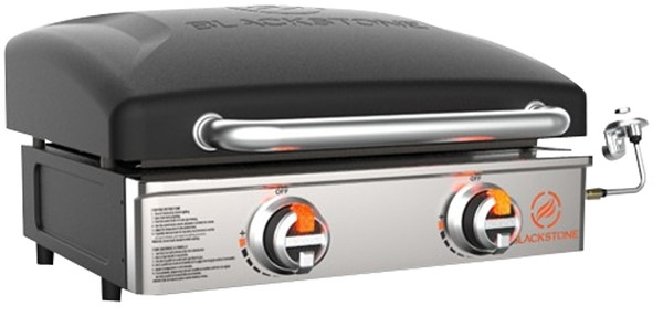 BLACKSTONE Original 1813 Griddle, 24,000 BTU, Propane, 2-Burner, 361 sq-in Primary Cooking Surface, Steel Body [SKU: ORG7408305]