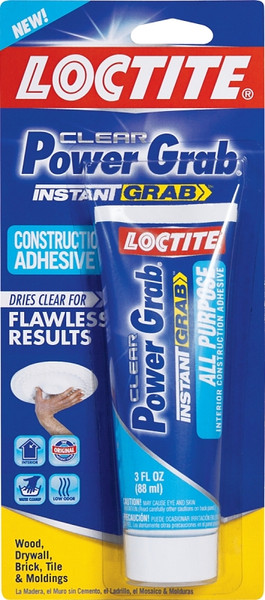 Loctite 2031710 Interior Construction Adhesive, White, 3 fl-oz Squeeze Tube [SKU: ORG5595061]