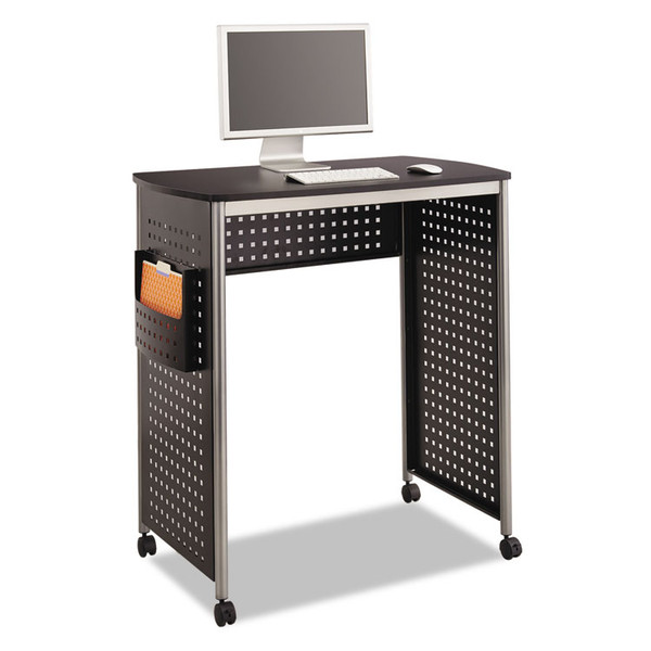 Scoot Stand-Up Desk, 39.5" x 23.25" x 41.75" to 42", Black [SKU: SAF1908BL]