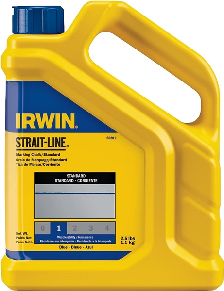 IRWIN 65201 Marking Chalk Refill, Blue, Temporary [SKU: ORG6189849]
