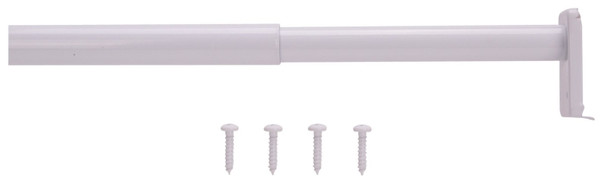 Prosource 21013PHX-PS Adjustable Closet Rod, 30 to 48 in L, Steel [SKU: ORG1858281]