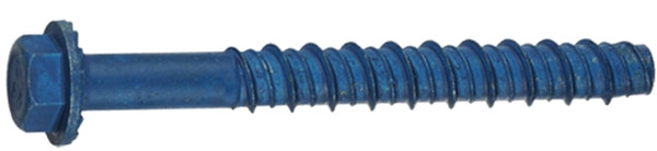 Buildex Tapcon 11414 Screw Anchor, Hex Drive, Steel, Metallic [SKU: ORG5148580]