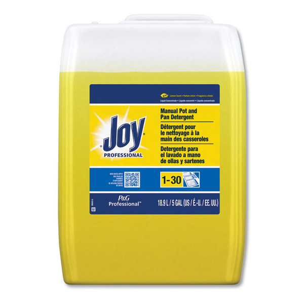 Dishwashing Liquid, Lemon Scent, 5 gal Cube [SKU: JOY43608]