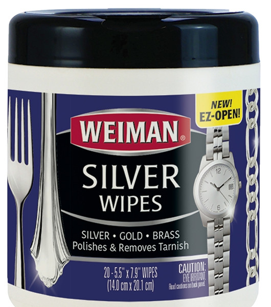 Weiman 48 Silver Wipe, Floral [SKU: ORG2642783]