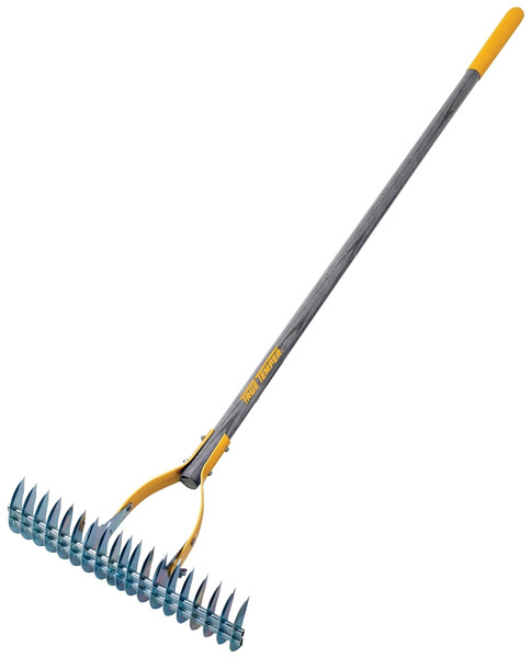 TRUE TEMPER 2914000 Rake Thatch, 15 in L Tine, 19 -Tine, Hardwood Handle [SKU: ORG7188089]