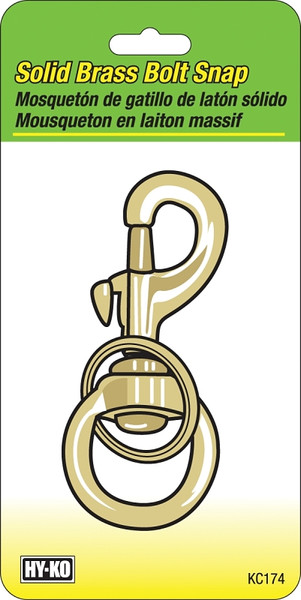 HY-KO KC174 Bolt Snap, Brass [SKU: ORG0494054]