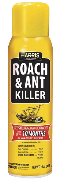 HARRIS RA-16 Roach and Ant Killer, Liquid, 16 oz [SKU: ORG4456141]