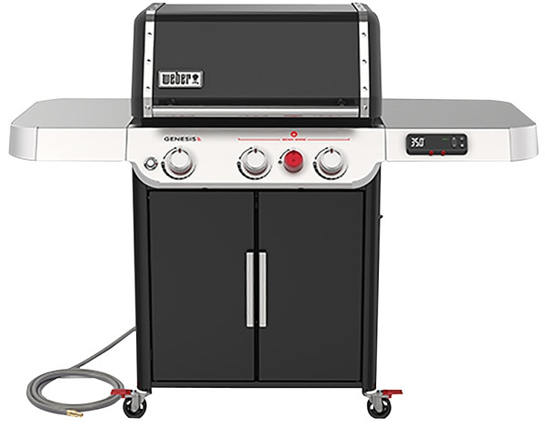 Weber GENESIS EX-325s Series 37510001 Smart Gas Grill, 39,000 Btu, Natural Gas, 3-Burner, Enclosed Cabinet Storage [SKU: ORG1609296]
