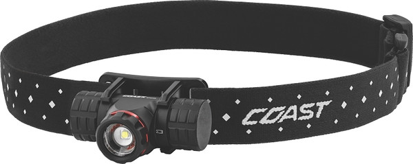 Coast XPH25R Headlamp, ZX310, CR123 Battery, Rechargeable, Zithion-X Battery, LED Lamp, Bulls Eye Spot, Flood Beam [SKU: ORG7419625]