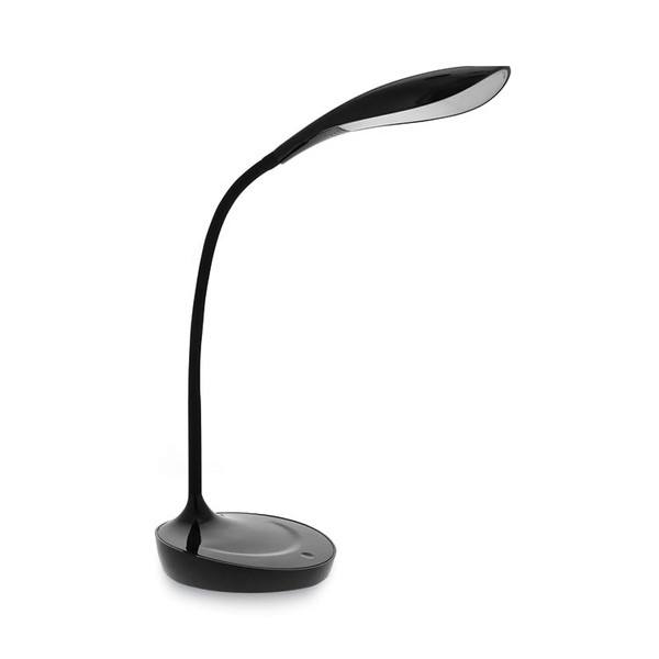 Konnect Gooseneck Desk Lamp, Black [SKU: BOSKTVLED1502BL]