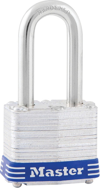 Master Lock 3DLF Padlock, Keyed Different Key, 9/32 in Dia Shackle, 1-1/2 in H Shackle, Steel Shackle, Steel Body [SKU: ORG6103915]