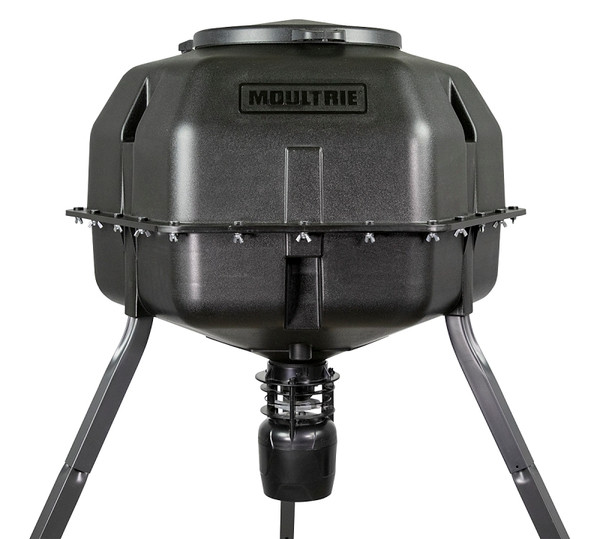 MOULTRIE MFG-15012 Deer Feeder, Battery, 325 lb Hopper, 6 Feed Times, Polymer [SKU: ORG9974692]