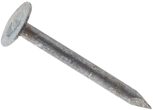 ProFIT 0132139 Hand Drive Roofing Nail, 2 in L, Flat Head, 11 ga Gauge, Steel [SKU: ORG2512689]