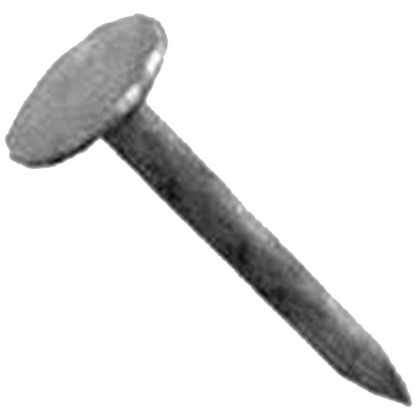 ProFIT 0132175 Hand Drive Roofing Nail, 3 in L, Flat Head, 11 ga Gauge, Steel [SKU: ORG6220933]