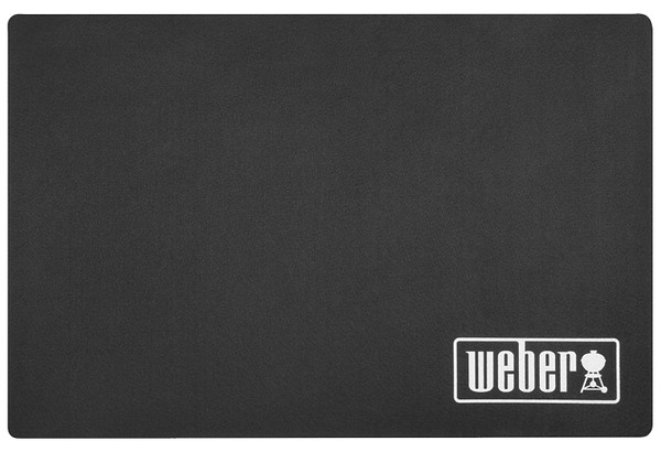 Weber 7696 Floor Protection Mat, 47.2 in L, 31-1/2 in W, Polypropylene, Black [SKU: ORG0380253]
