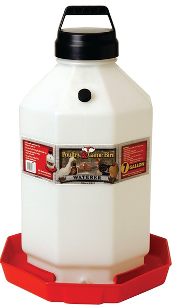 Little Giant PPF7 Poultry Waterer, 7 gal Capacity, Plastic [SKU: ORG0058081]