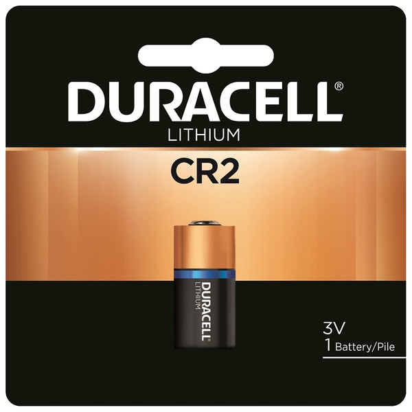 DURACELL DLCR2BPK Battery, 3 V Battery, 800 mAh, CR2 Battery, Lithium, Manganese Dioxide [SKU: ORG6803845]