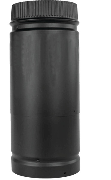 SELKIRK DSP6AL-1/266086 Stove Pipe, 6 in ID x 6-1/2 in OD Dia, 12 to 18 in L, Aluminized Steel/Stainless Steel [SKU: ORG2501500]