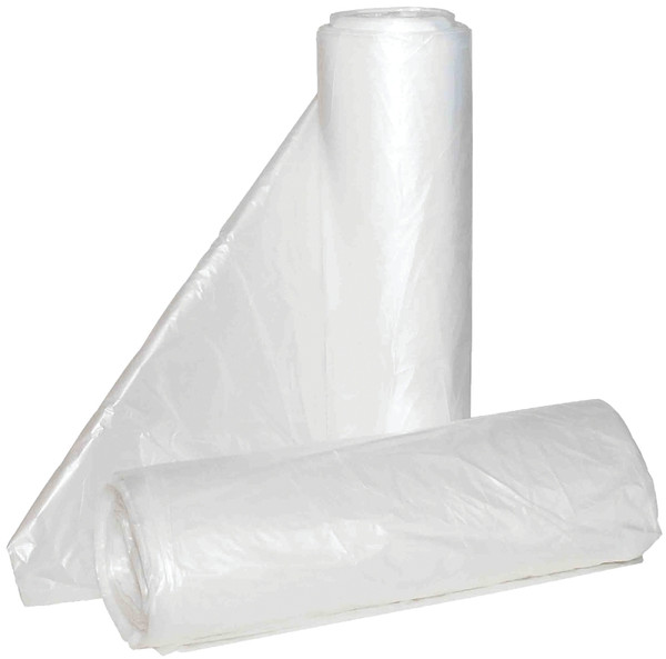 ALUF PLASTICS Hi-Lene HCR-366017C Anti-Microbial Coreless Can Liner, 50 to 55 gal Capacity, HDPE, Clear [SKU: ORG3275807]