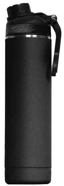 ORCA ORCHYD22BK/BK/BK Hydration Bottle, 22 oz Capacity, 18/8 Stainless Steel, Black, Powder-Coated [SKU: ORG5280573]