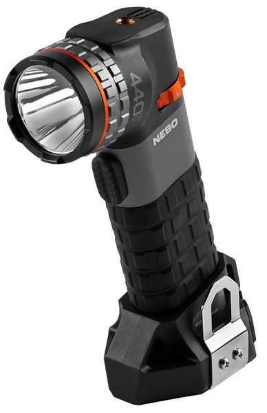 NEBO Luxtreme NEB-SPT-1002 Spotlight, LED Lamp, 400 Lumens, Aluminum/Rubber Fixture, Black/Gray Fixture [SKU: ORG5180211]