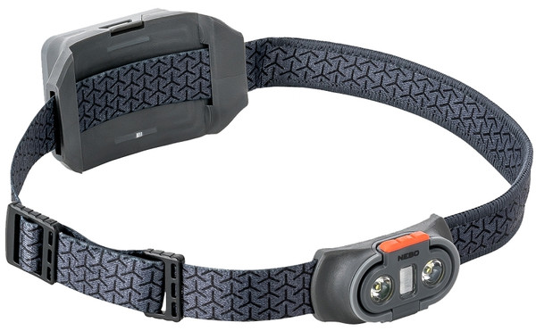 NEBO EINSTEIN NEB-HLP-0007 Headlamp, 2200 mAh, Alkaline, Lithium-Ion Battery, LED Lamp, 1000 Lumens, Black [SKU: ORG5180153]