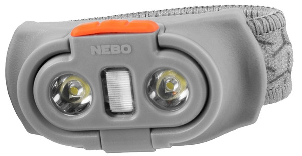 NEBO EINSTEIN NEB-HLP-0006 Headlamp, AAA Battery, Alkaline Battery, LED Lamp, 500 Lumens, 262 ft Beam Distance, Black [SKU: ORG5180146]