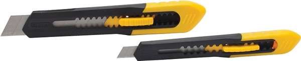 STANLEY Quick-Point Series 10-202 Knife Set, 18 mm W Blade, Black/Yellow Handle [SKU: ORG7188337]
