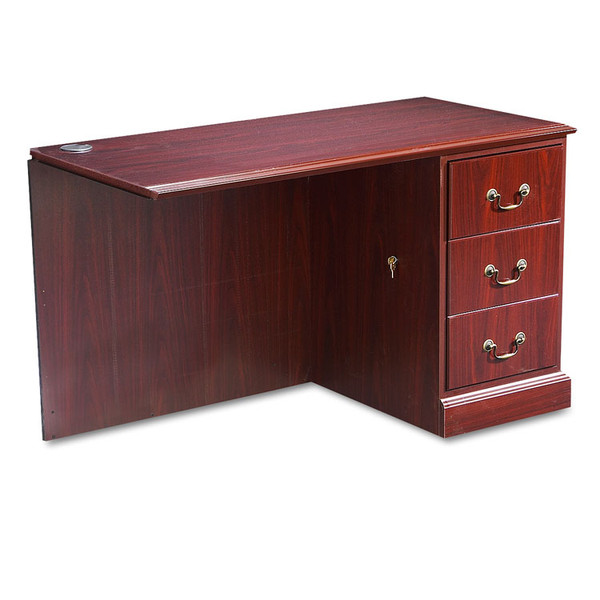 94000 Series "L" Workstation Right Return, 48w x 24d x 29.5h, Mahogany [SKU: HON94215RNN]