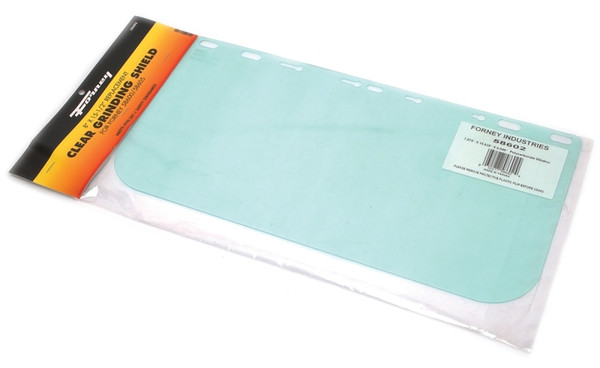 Forney 58602 Replacement Face Shield, Plastic Visor, Clear Visor [SKU: ORG8910283]