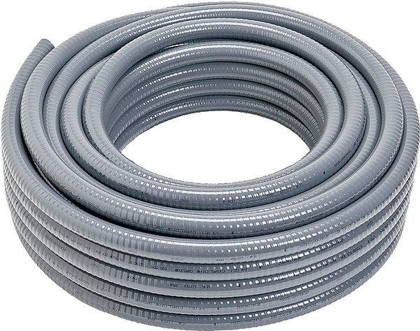 Carlon Carflex 15007-100 Flexible Conduit, 3/4 in, 100 ft L, PVC, Gray [SKU: ORG4583324]