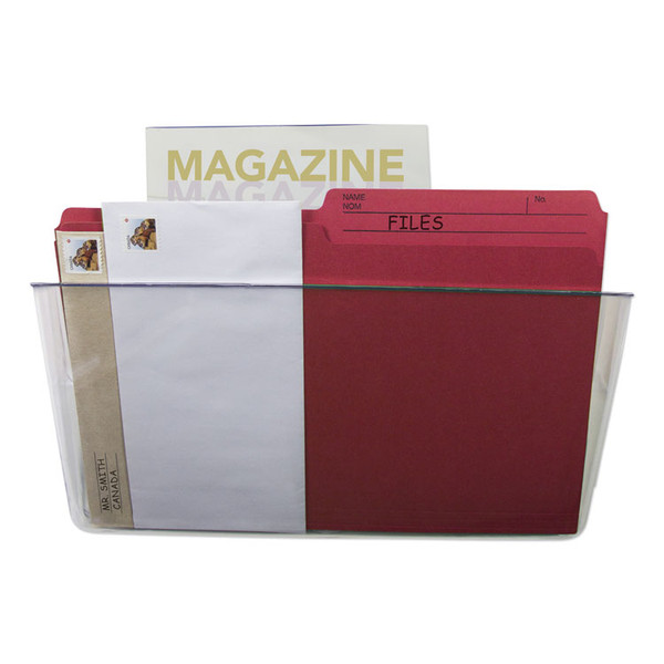 Wall File, Letter Size, 13" x 4" x 7", Clear [SKU: STX70213U06C]