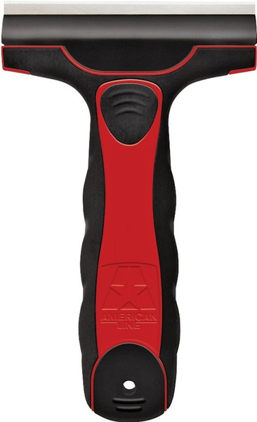 American LINE 65-0002-0000 Glass and Tile Scraper, 0.562 in W Blade, Two-Facet Blade, Carbon Steel Blade, Plastic Handle [SKU: ORG1560663]