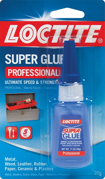 Loctite 1365882 Super Glue, Liquid, Irritating, Clear, 20 g Bottle [SKU: ORG6971857]