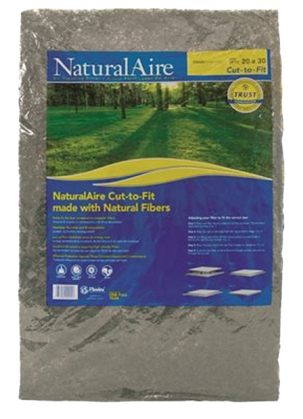 NaturalAire SM1006 Air Filter, 20 in L, 30 in W, 4 MERV, Synthetic Roll Frame [SKU: ORG7389430]