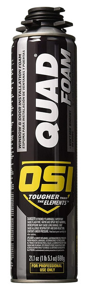 OSI Quad 1866185 Foam Sealant, Tan, 21.1 oz Aerosol Can [SKU: ORG6986913]