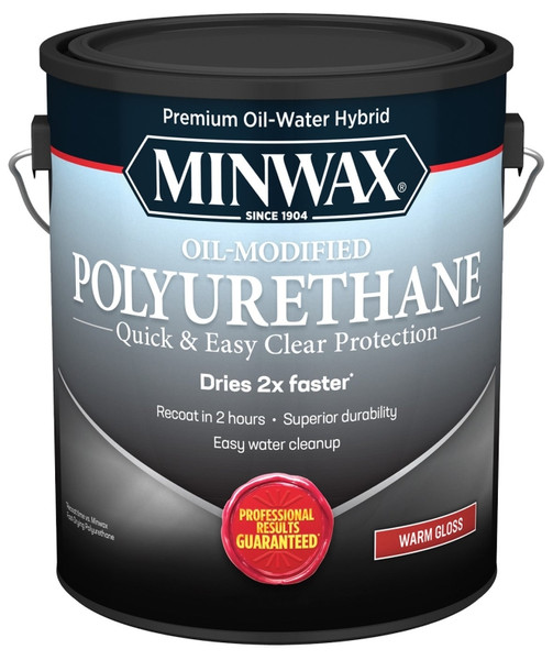 Minwax 710310000 Polyurethane, Gloss, Liquid, Clear, 1 gal, Can [SKU: ORG2146926]
