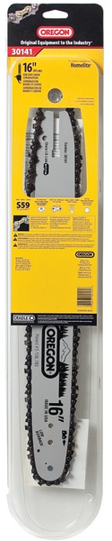 Oregon AdvanceCut 30141 Bar and Chain Combo, Small Bar Nose Radius, 59-Drive Link, 91PX Chain, 3/8 in TPI/Pitch [SKU: ORG6854483]