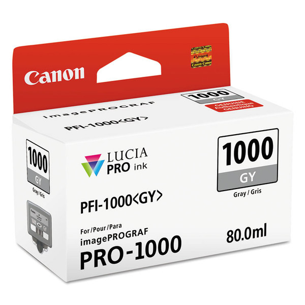 0552C002 (PFI-1000) Lucia Pro Ink, Gray [SKU: CNM0552C002]