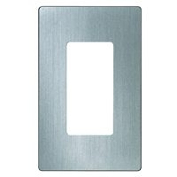 Lutron CW-1-SS Wallplate, 1 -Gang, Stainless Steel, Satin [SKU: ORG6377790]
